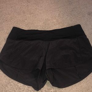 lululemon black shorts